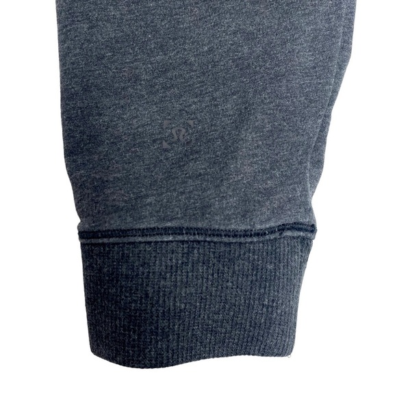 LULULEMON Cross Cut Zip up Hoodie in Heathered Black - Picture 6 of 10